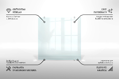 Glas Küchenpaneel transparentes