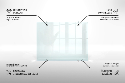 Glas Küchenpaneel transparentes
