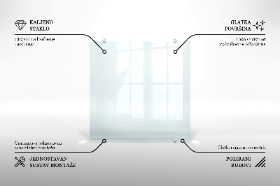 Glas Küchenpaneel transparentes