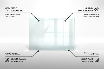 Glas Küchenpaneel transparentes