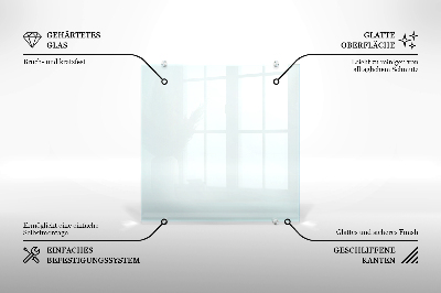 Glas Küchenpaneel transparentes