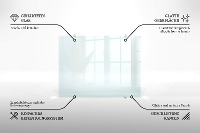 Glas Küchenpaneel transparentes