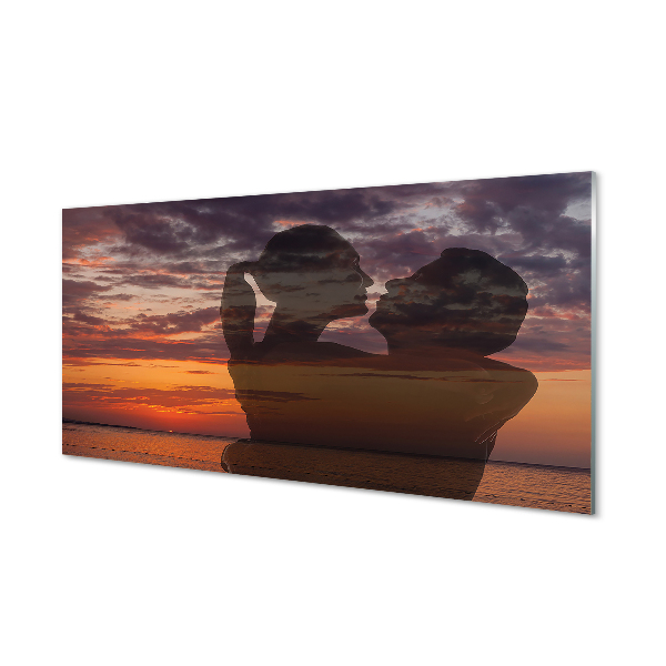 Küchenrückwand spritzschutz Sky wolken seeleute
