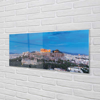 Küchenrückwand spritzschutz Griechenland panorama von athen