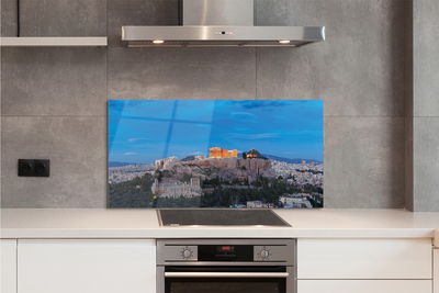 Küchenrückwand spritzschutz Griechenland panorama von athen