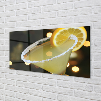 Küchenrückwand spritzschutz Zitrone cocktail