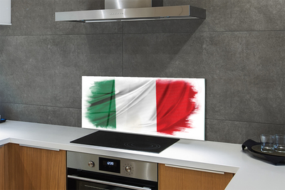 Küchenrückwand spritzschutz Flagge von italien