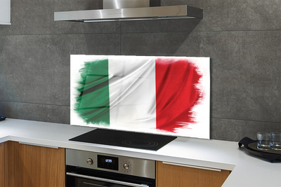 Küchenrückwand spritzschutz Flagge von italien