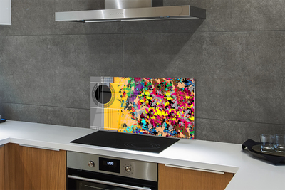 Küchenrückwand spritzschutz Akustikgitarre farben