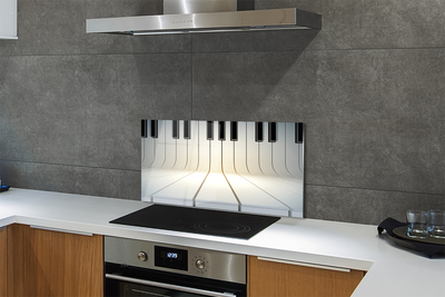 Küchenrückwand spritzschutz Klaviertasten