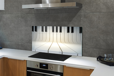 Küchenrückwand spritzschutz Klaviertasten