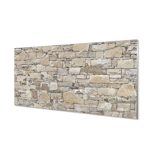 Küchenrückwand spritzschutz Wandsteinmauer