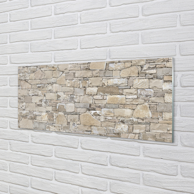 Küchenrückwand spritzschutz Wandsteinmauer