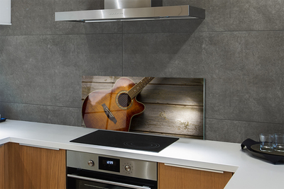 Küchenrückwand spritzschutz Gitarre
