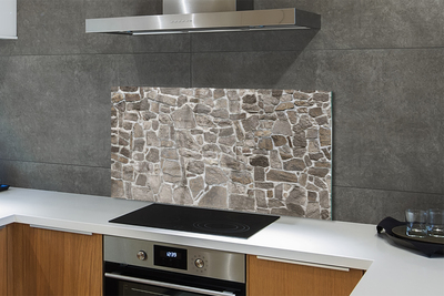 Küchenrückwand spritzschutz Steinmauerziegel