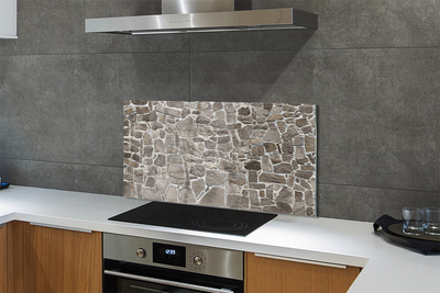 Küchenrückwand spritzschutz Steinmauerziegel
