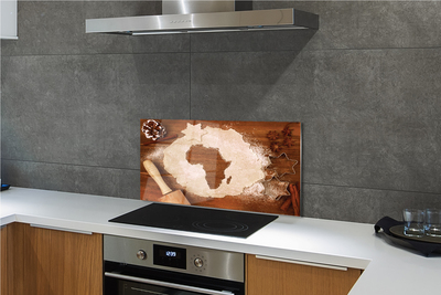 Küchenrückwand spritzschutz Küchenrolle afrika