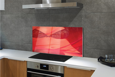 Küchenrückwand spritzschutz Frau im roten tüll