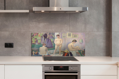 Küchenrückwand spritzschutz Kunst gemalt modelle