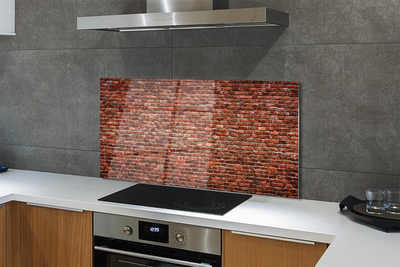 Küchenrückwand spritzschutz Steinbacksteinmauer