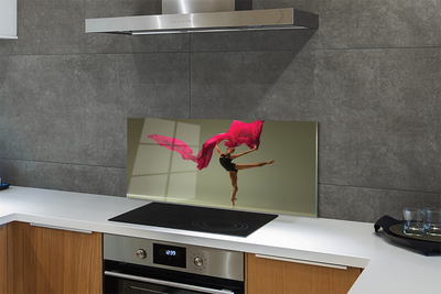 Küchenrückwand spritzschutz Rosa ballerina ausrüstung