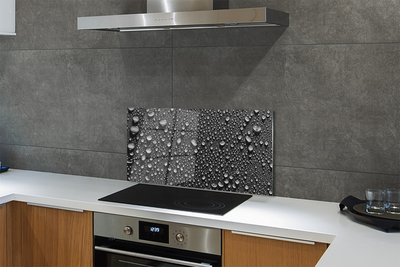 Küchenrückwand spritzschutz Wassertropfen makro