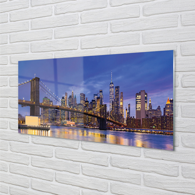 Küchenrückwand spritzschutz Sonnenuntergang panorama der sonne brücke