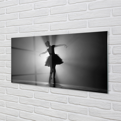 Küchenrückwand spritzschutz Grauer hintergrund ballerina