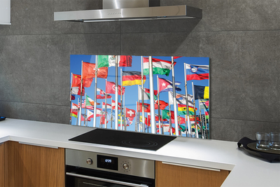 Küchenrückwand spritzschutz Flagge