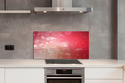 Küchenrückwand spritzschutz Hintergrund rotes herz