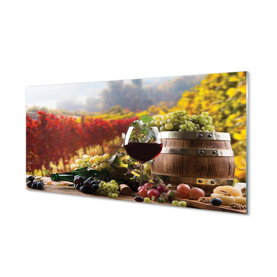 Küchenrückwand spritzschutz Herbstweinglas