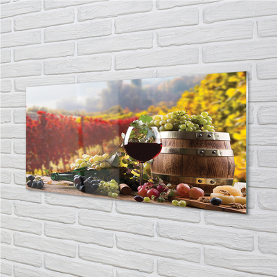 Küchenrückwand spritzschutz Herbstweinglas