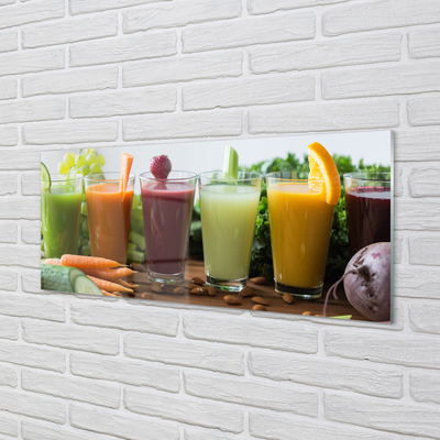 Küchenrückwand spritzschutz Gemüse fruchtcocktails