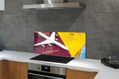 Küchenrückwand spritzschutz Passkarte ebene