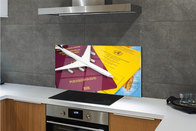 Küchenrückwand spritzschutz Passkarte ebene