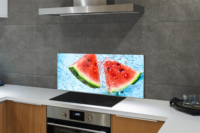 Küchenrückwand spritzschutz Wassermelone wasser