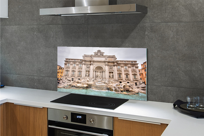 Küchenrückwand spritzschutz Rom brunnen basilika