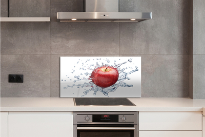 Küchenrückwand spritzschutz Roter apfel in wasser