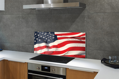 Küchenrückwand spritzschutz United states flag