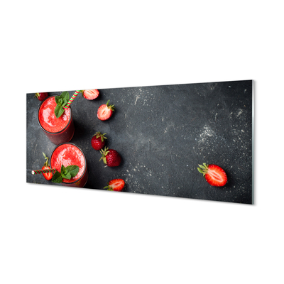 Küchenrückwand spritzschutz Erdbeer-cocktail