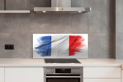 Küchenrückwand spritzschutz Die flagge von frankreich