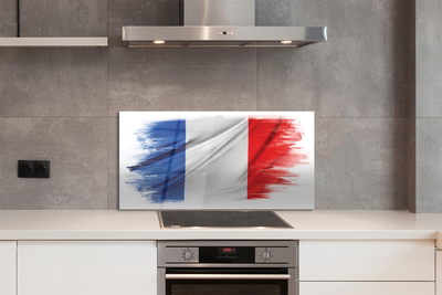 Küchenrückwand spritzschutz Die flagge von frankreich