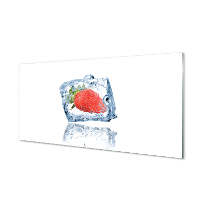 Küchenrückwand spritzschutz Strawberry eiswürfel