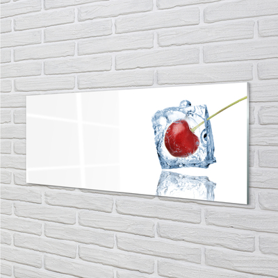 Küchenrückwand spritzschutz Kirsche eiswürfel