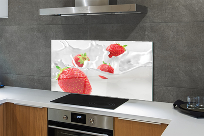 Küchenrückwand spritzschutz Erdbeermilch