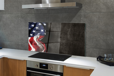 Küchenrückwand spritzschutz United states flag