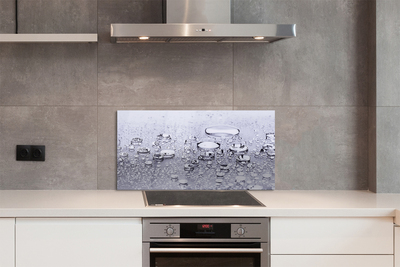 Küchenrückwand spritzschutz Wassertropfen makro