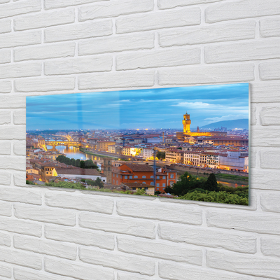 Küchenrückwand spritzschutz Italien sunset panorama