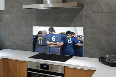 Küchenrückwand spritzschutz Fußballer