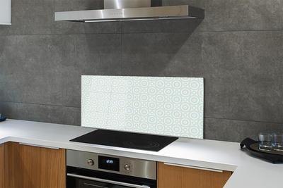 Küchenrückwand spritzschutz Geometrische kreise